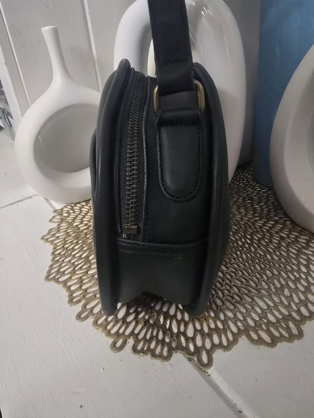 Vintage COACH CHESTER BAG 9901 BOTTLE GREEN LIKE NEW - Picture 8 of 16
